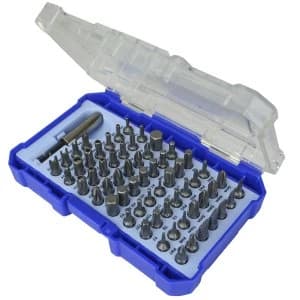 Faithfull Screwdriver Bit 61 Piece Set
