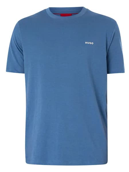 HUGO Dero222 Logo T-Shirt Medium Blue XXL