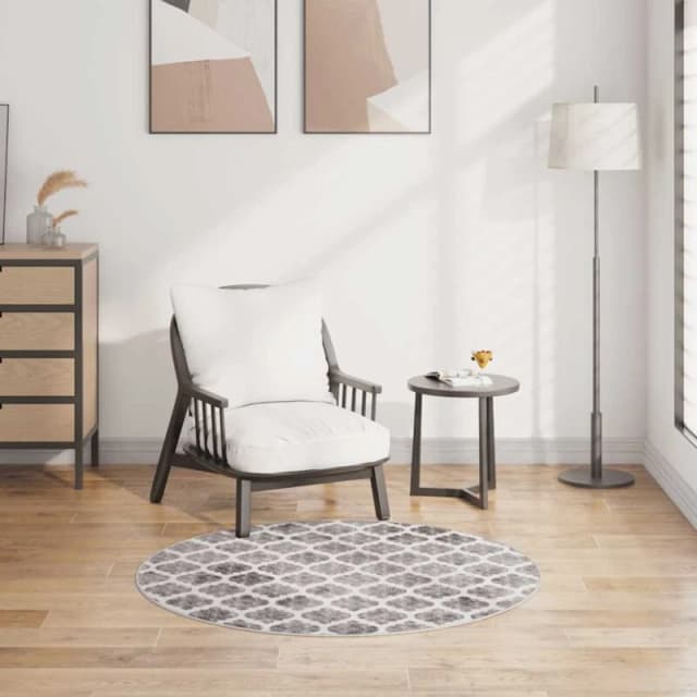 VIDAXL Rug Washable φ120cm Multicolour Anti Slip Vidaxl 8720286654156