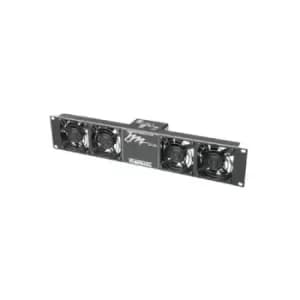 Middle Atlantic Products IUQFP-4 rack cooling equipment Black 2U