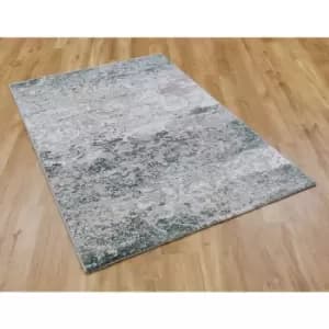 Mastercraft - Canyon 52014 6464 133cm x 195cm Rectangle - Grey and Ivory and Multicoloured