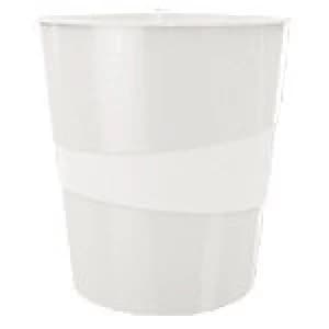 Leitz Waste Bin 15 L Polystyrene White 29 x 29 x 32.4 cm