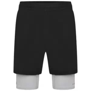 Dare 2b Henry Holland Psych Up Gym Shorts - Blk/PleinAir