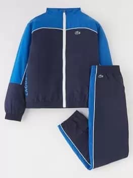 Boys' Lacoste SPORT Colour-block Tracksuit Size 12 yrs Navy Blue / Blue