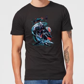 Aquaman Black Manta & Ocean Master Mens T-Shirt - Black - 3XL - Black