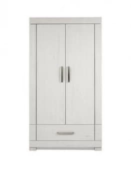 Silver Cross Coastline Double Wardrobe, Grey