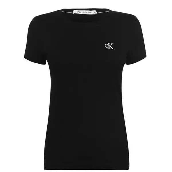 Calvin Klein Jeans Embroidered Logo Slim Fit T-Shirt - Black 18