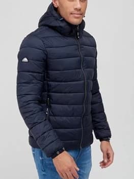 Superdry Classic Fuji Padded Jacket - Navy, Size L, Men