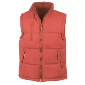 Result Mens Ultra Padded Bodywarmer Water Repellent Windproof Jacket (2XL) (Red)