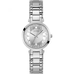 Ladies Guess Crystal Clear Watch