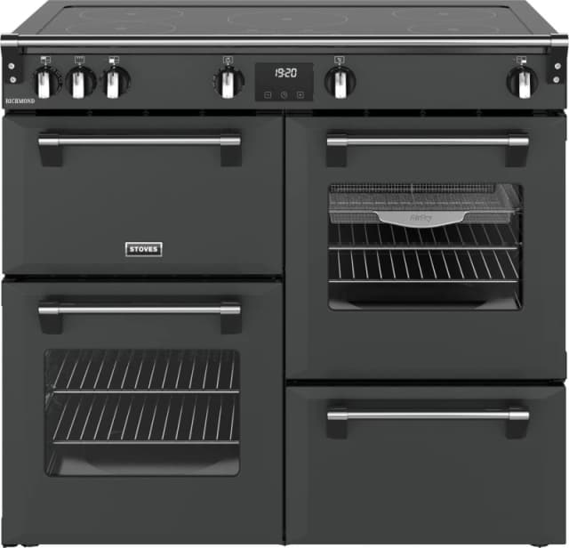 Stoves Richmond 100Ei TCH 100cm Electric Range Cooker with Induction Hob - Anthracite - A/A/A Rated