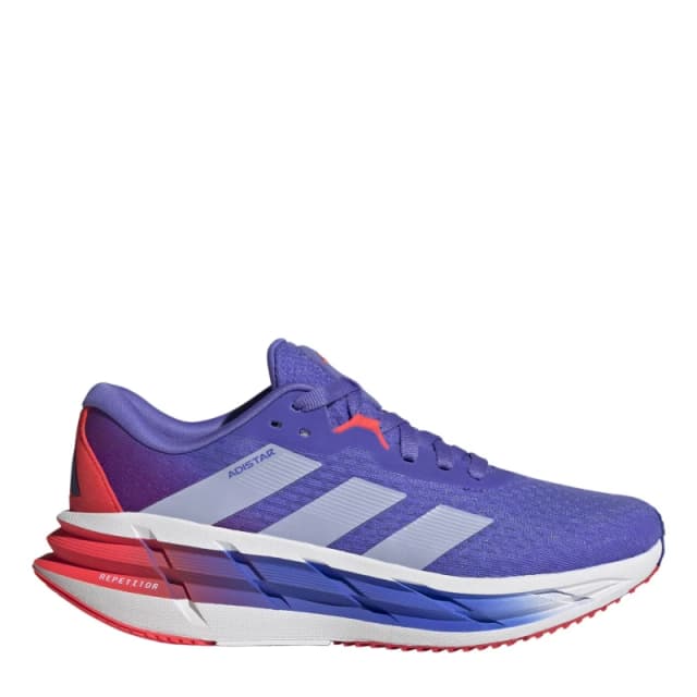adidas Womens Adistar Runners Blue/Violet/Red female 5.5 (38.7)