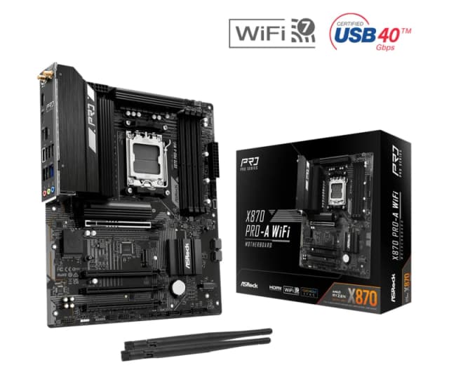 Asrock X870 Pro-A WIFI (Socket AM5) DDR5 ATX Motherboard