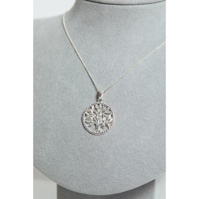 Simply Silver Sterling Silver 925 Tree Of Love Pendant Silver