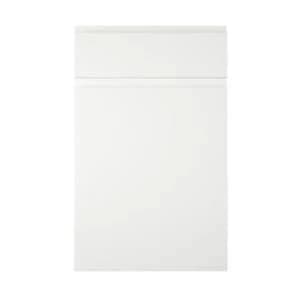 Cooke Lewis Appleby High Gloss White Drawerline door drawer front W450mm Set of 2