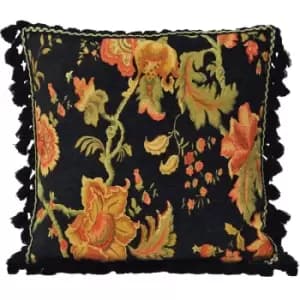 Riva Home Fairvale Cushion Cover (45x45cm) (Black) - Black