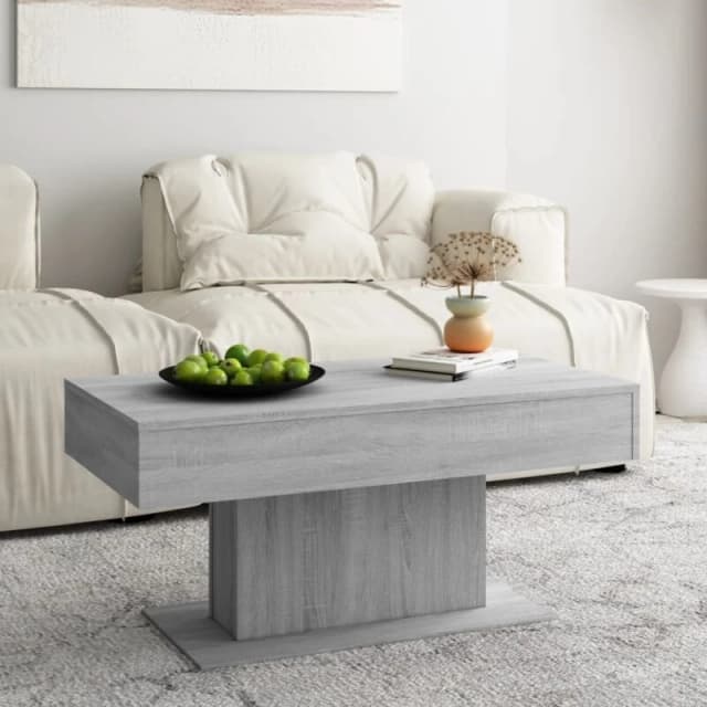VIDAXL Coffee Table Grey Sonoma 96x50x45cm Engineered Wood Vidaxl 8720286955901