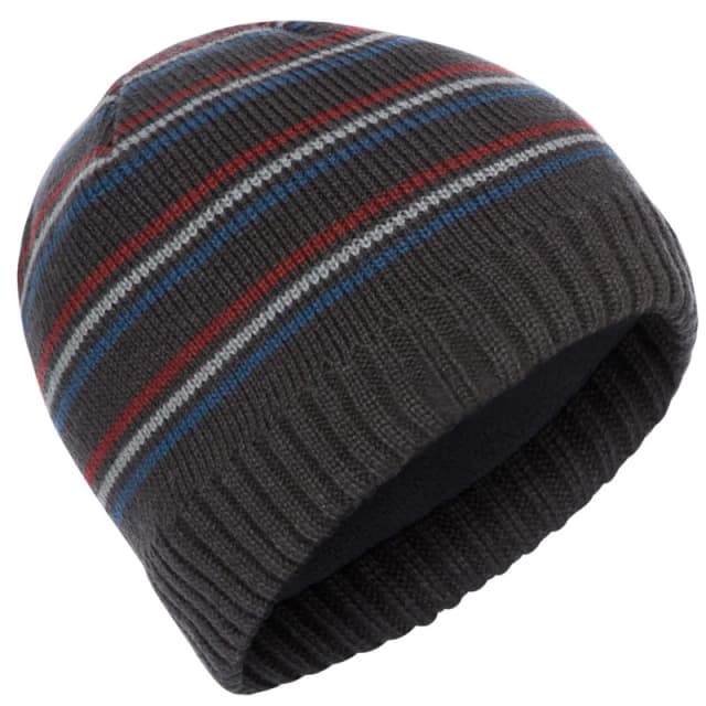 Trespass Trespass Men Ray Beanie Hat in Dark Grey Dark Grey One Size Male 5059269927127