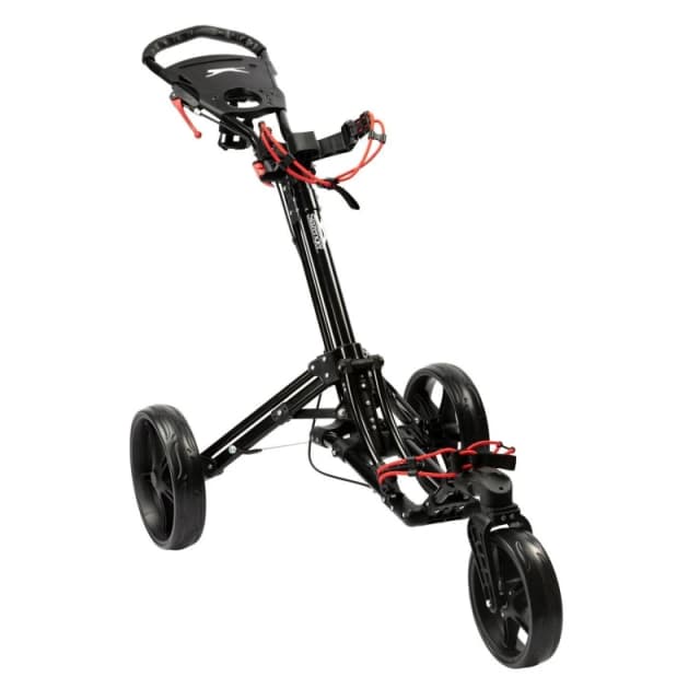 Slazenger 1 Click 360 Golf Trolley Black unisex One Size