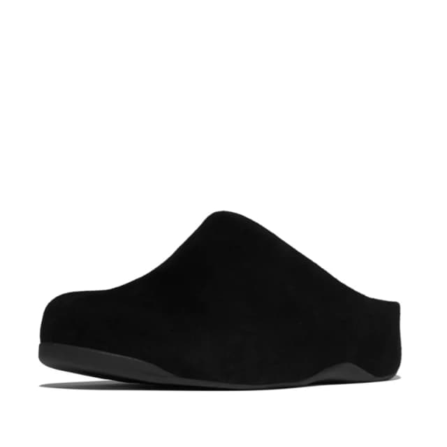FitFlop Womens suede clogs FitFlop Shuv Noir Female 36