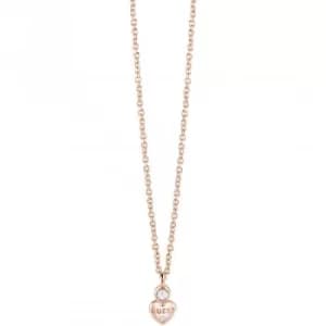 Ladies Guess Guessy Rose Gold Necklace