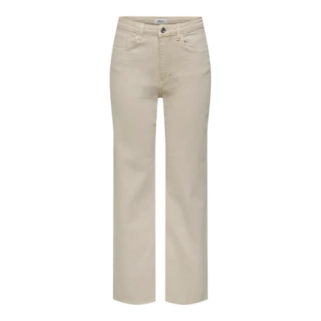 Only Plain Jeans with Zip and Button Fastening Beige female