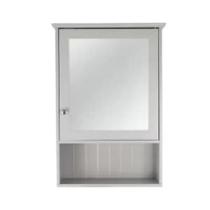 Rimini Grey Mirror Cabinet Grey