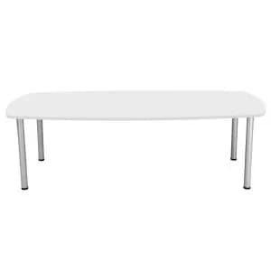 Jemini Boardroom Table 1800x1200x730mm White KF840189 KF840189