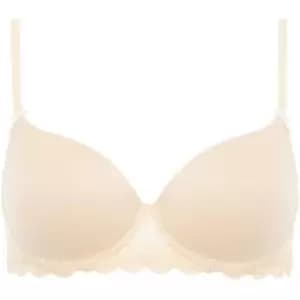 Heidi Klum Geometric Lace Full Coverage Bra - Beige
