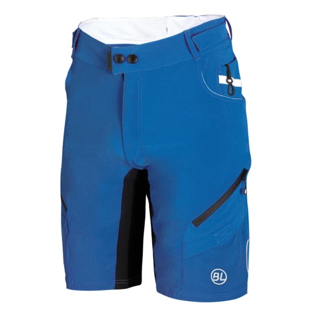 Bicycle Line Mens Trophy Baggy Knee Length MTB Shorts Blue male Small