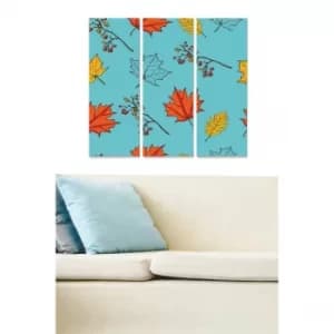 MDF85909192 Multicolor Decorative MDF Painting (3 Pieces)