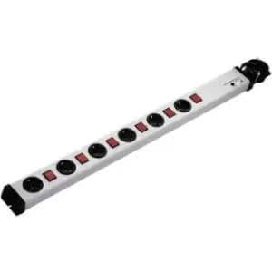 Ehmann 0232x00062301 Surge protection power strip 6x Grey PG connector