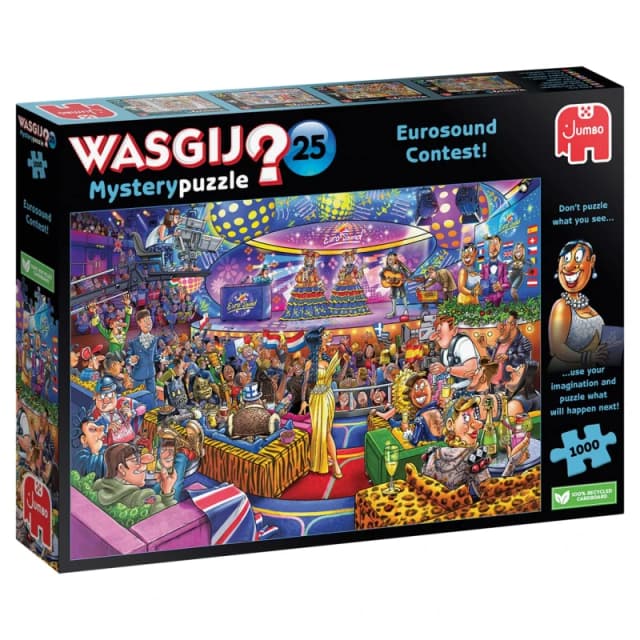 Wasgij Mystery 25 Eurosound Contest! 1000 Piece Jigsaw Puzzle Multi unisex