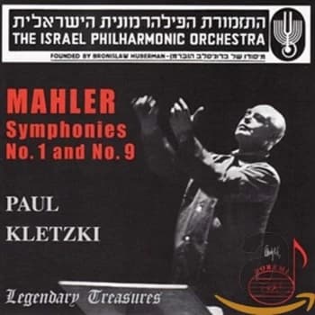 Gustav Mahler - Symphonies Nos. 1 and 9 (Kletzki, Israel Po) CD