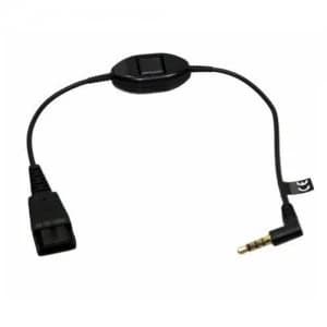 Jabra 8800-00-84 cable interface/gender adapter 3.5mm QD Black