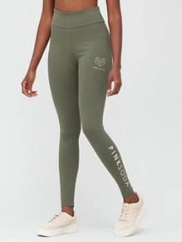 Pink Soda Kane Lifestyle Legging - Khaki