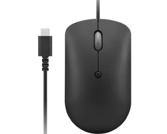 Lenovo GY51D20875 mouse Office Ambidextrous USB Type-C Optical 2400 DP