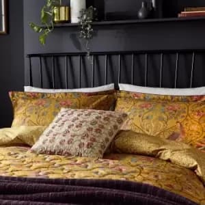 William Morris Seasons By May Double Duvet Cover, Saffron