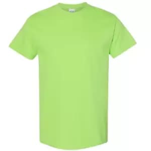 Gildan Mens Heavy Cotton Short Sleeve T-Shirt (XL) (Lime)
