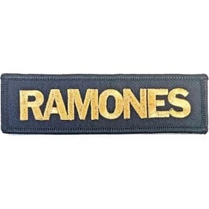 Ramones - Gold Logo Standard Patch