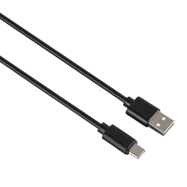 Hama Hama 00200907 USB cable USB 2.0 0.9 m USB C USB A Black 00200907