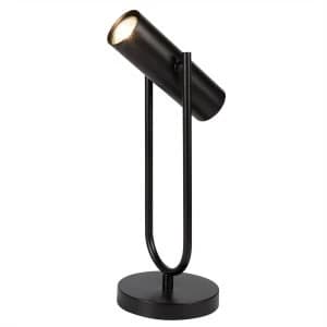 1 Light Table Lamp Matt Black, GU10