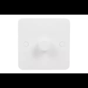 Schneider Electric Lisse White Moulded - Single 1 Way Dimmer Light Switch, Mains, 250W, GGBL6011CS, White