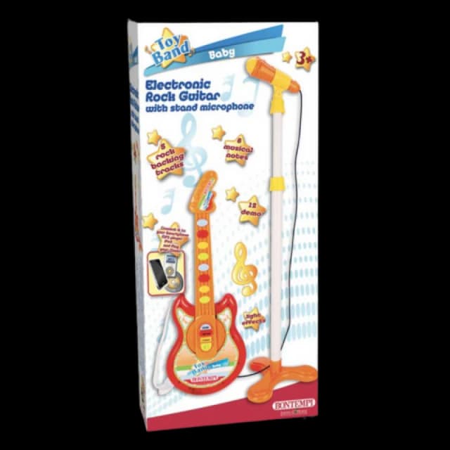 Bontempi Baby Rock Guitar with Stand Microphone BON-245025