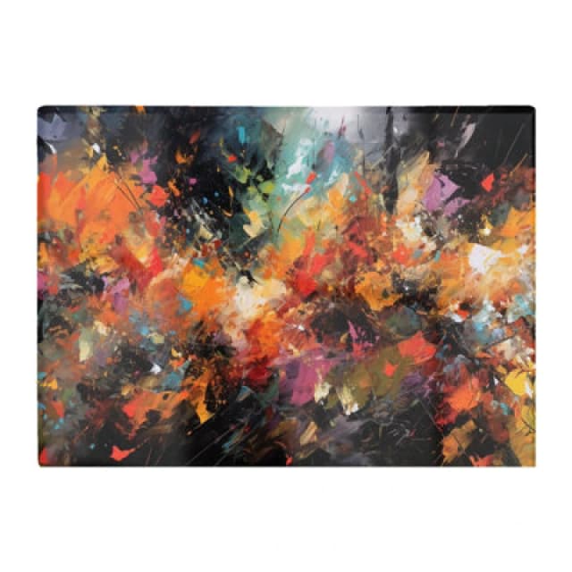 Warren Reed Designer A Vibrant Abstract Painting Glass Chopping Board