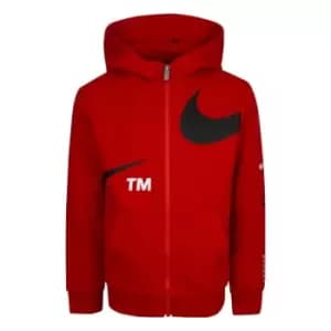 Nike Swoosh Full Zip Hoodie - Red