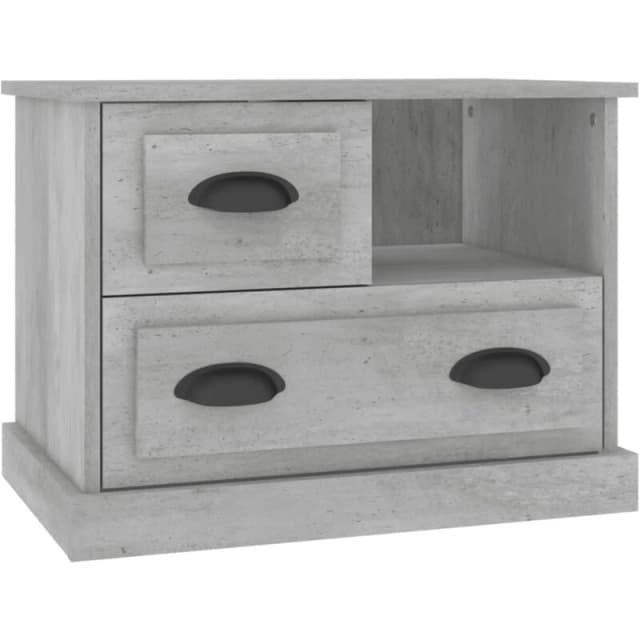 VIDAXL Bedside Cabinet Concrete Grey 60x39x45cm Vidaxl 8720845792541