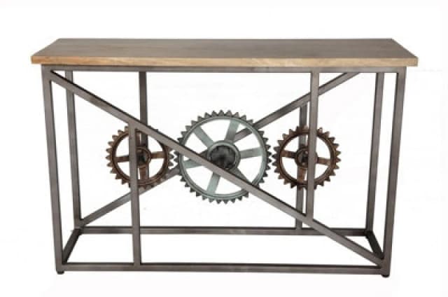 Buttercup Farm Evoke Console With Wheels - Metal/wood - L40 X W120 X H80 Cm