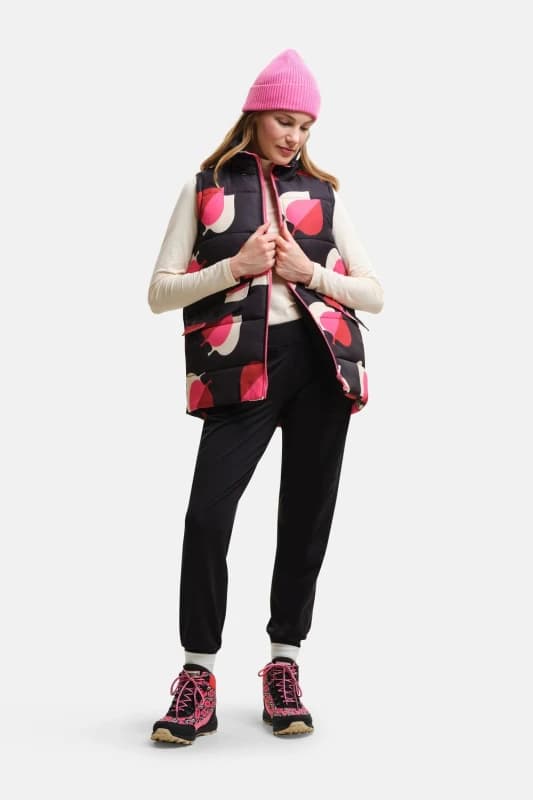 Regatta Womens Insulated Water-Repellent 'Orla Kiely Bodywarmer' in Pink Size: 12 Pink Female 12