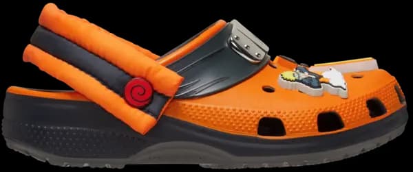 Crocs Kids Naruto Classic Clogs Graphite C12